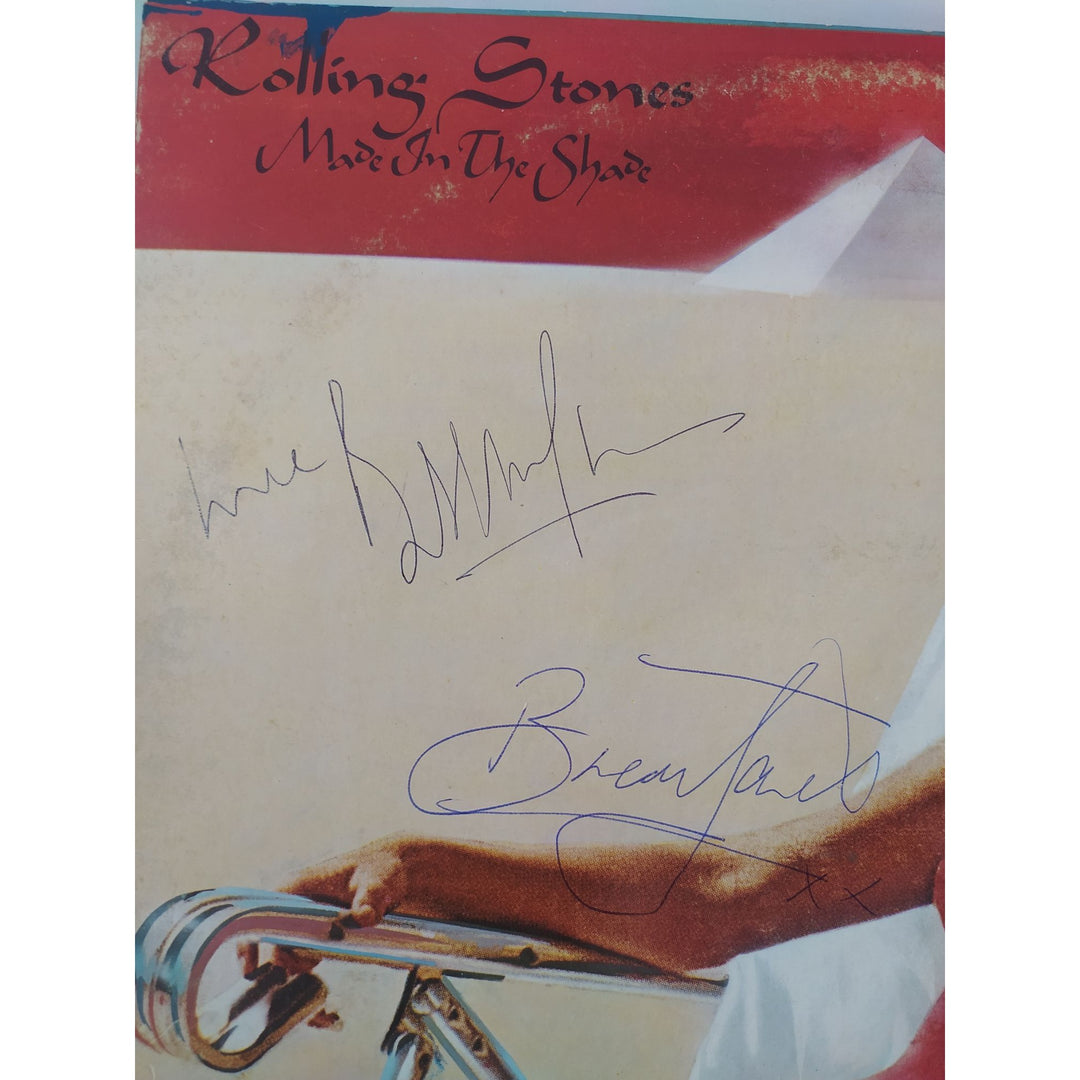 Rolling Stones "Made in the Shade" original LP Brian Jones Mick Taylor Bill Wyman Keith Richards signed with proof