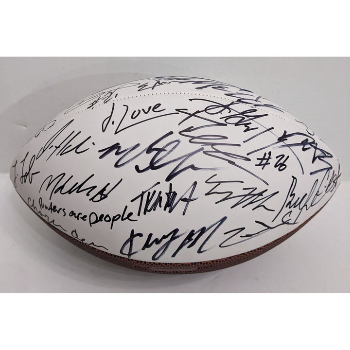  Seattle Seahawks 2025 full size NFL full size football team signed with proof