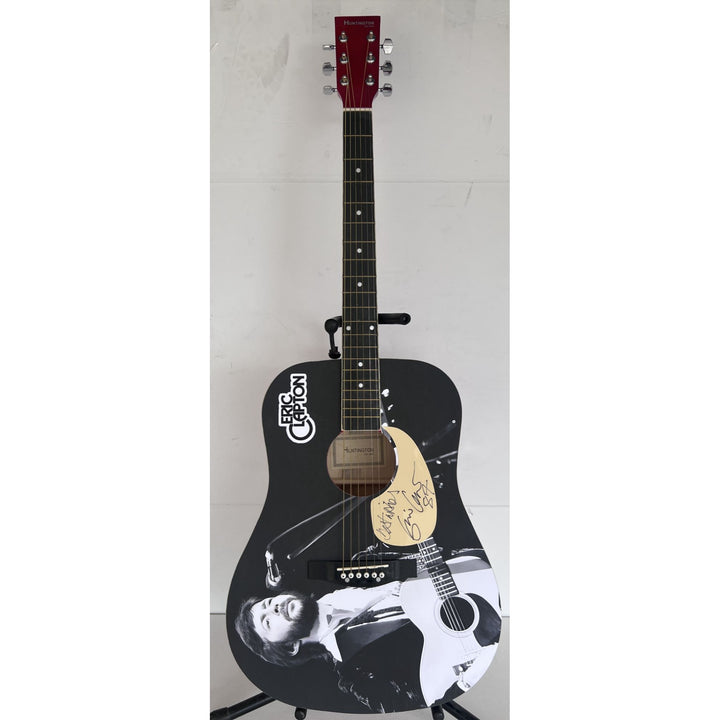 Eric Clapton  full size acoustic guitar (one of a kind ) signed with proof.
