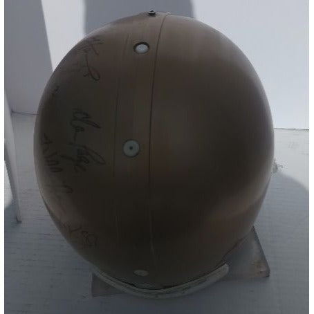 Notre Dame Fighting Irish Riddell pro model helmet Joe Montana Jerome Bettis Alen Page Tim Brown signed with proof Awesome Artifacts