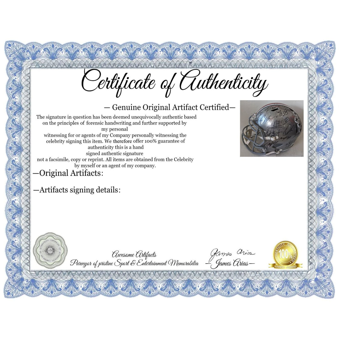 Ohio State Buckeyes 2024-25 Ryan Day, Will Howard, Jerimiah Smith, Quinshon Judkins, Emeka Egbuka, TreVeyon Henderson Riddell Speed helmet