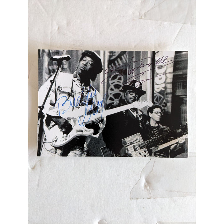 Buddy Guy and Bo Didley 5x7 photo signed with proof