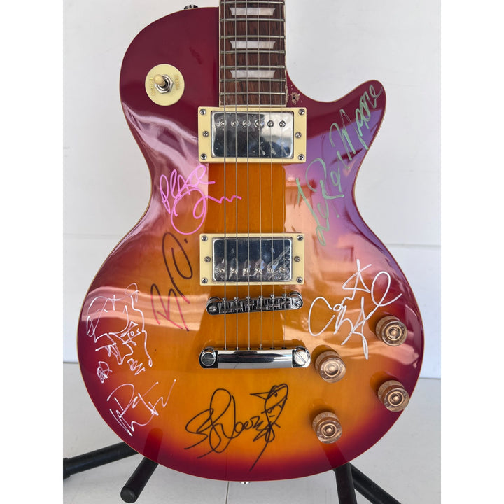 Dave Mathews band vintage les paul signed with sketches & proof Dave Mathews with sketch Stephan Lessard with sketch Boyd Tinsley LeRoi Moor.