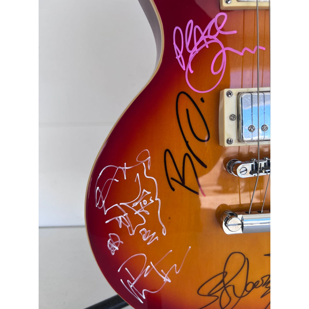 Dave Mathews band vintage les paul signed with sketches & proof Dave Mathews with sketch Stephan Lessard with sketch Boyd Tinsley LeRoi Moor.