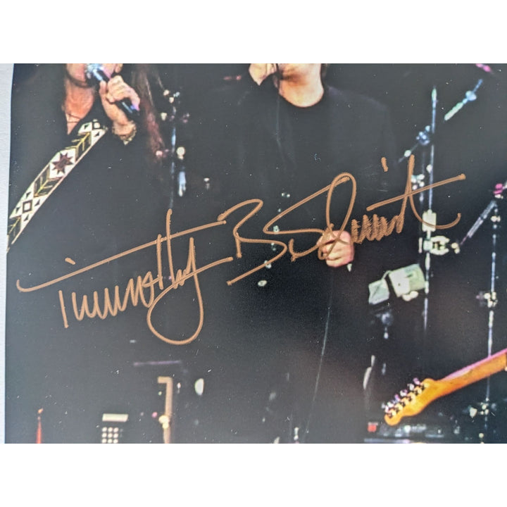 The Eagles, Don Henley, Joe Walsh, Glenn Frey, Timothy B. Schmidt, 11x14, photo, signed with proof