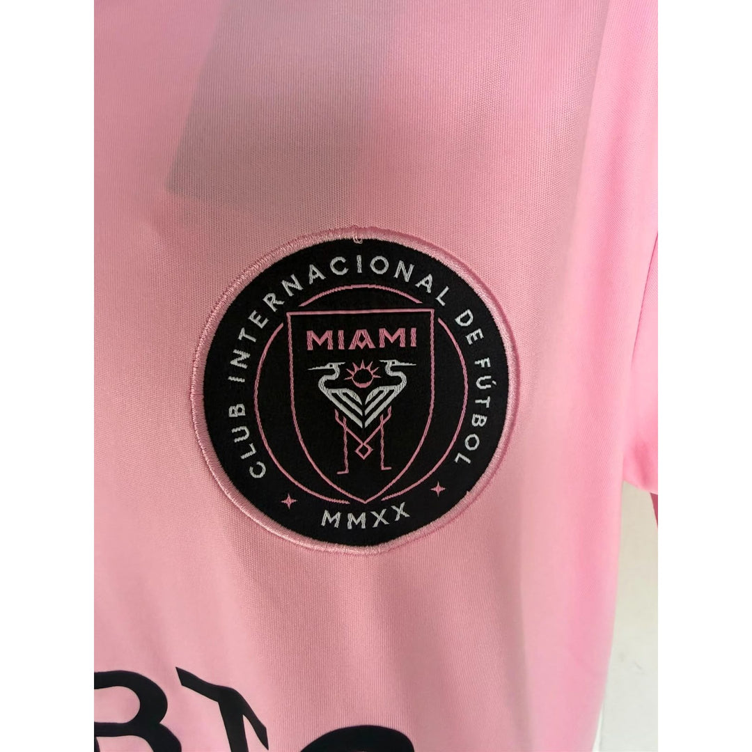 Lionel Messi Inter Miami game model jersey signed with proof.