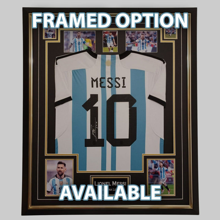 Lionel Messi Inter Miami game model jersey signed with proof.