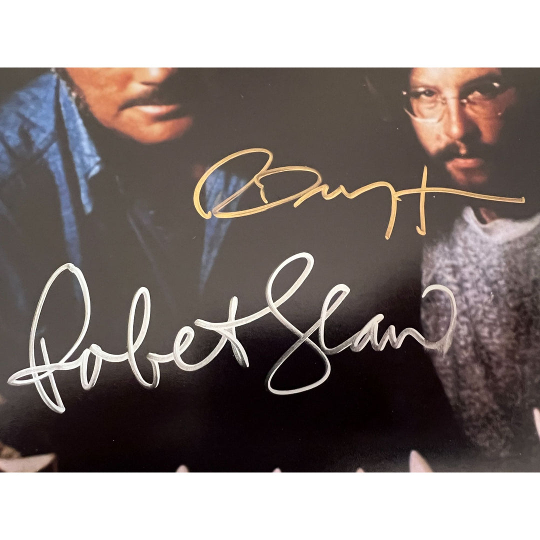 Jaws Richard Dreyfuss, Roy Schrader and Robert Shaw 8 x 10 signed with proof