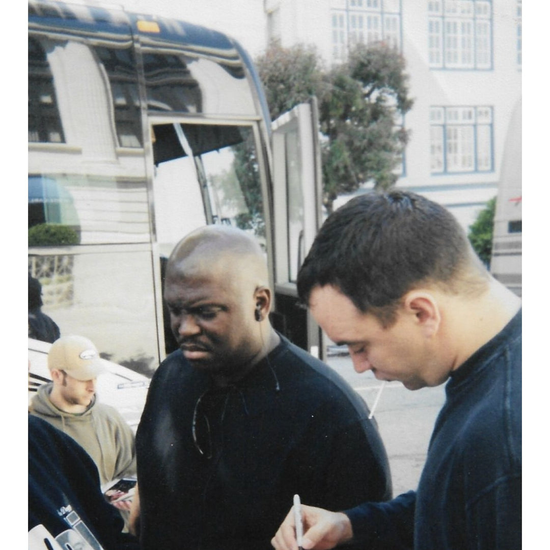 Dave Mathews full size acoustic guitar one of a kind signed with a hand sketch by Dave himself