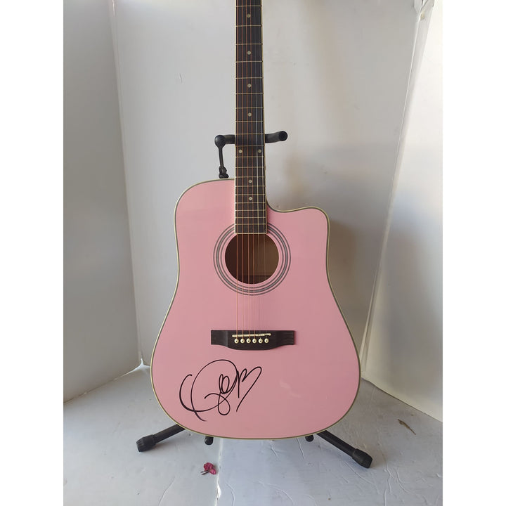 Taylor Swift full size acoustic guitar signed with proof