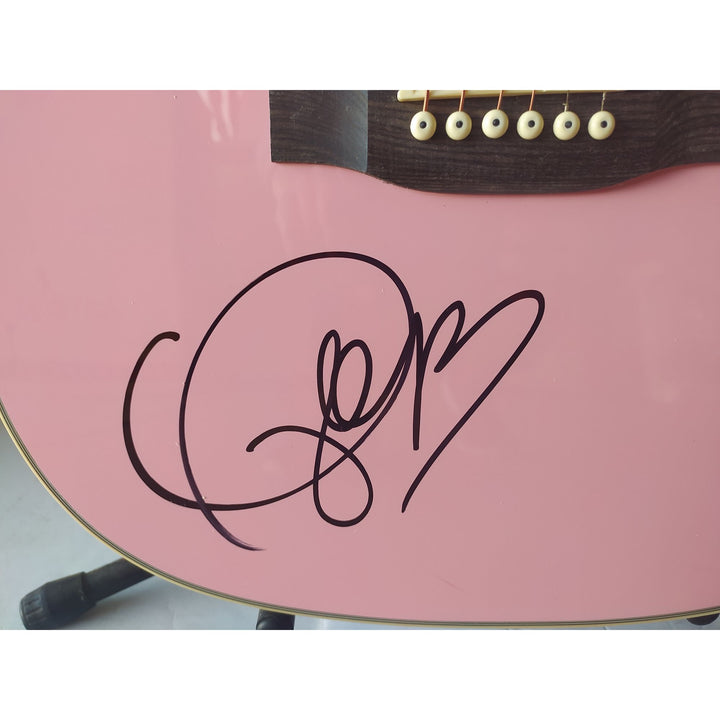 Taylor Swift full size acoustic guitar signed with proof