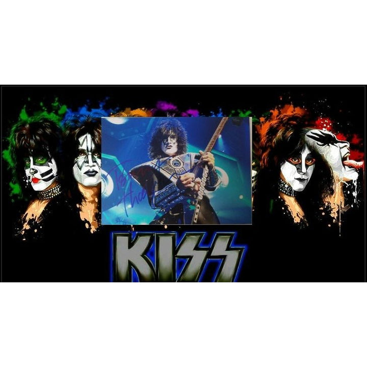 Tommy Thayer, Kiss, 5x7 photo, signed, with proof Awesome Artifacts
