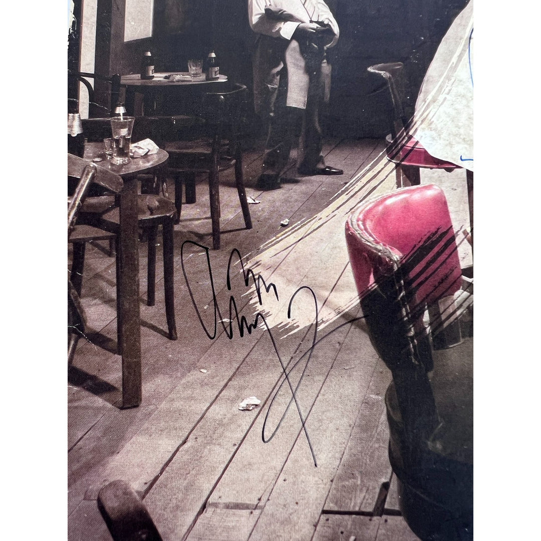 Led Zeppelin in Through the Outdoor 1979 Og Vinyl LP Jimmy Page, Robert Plant, John Paul Jones signed with proof.