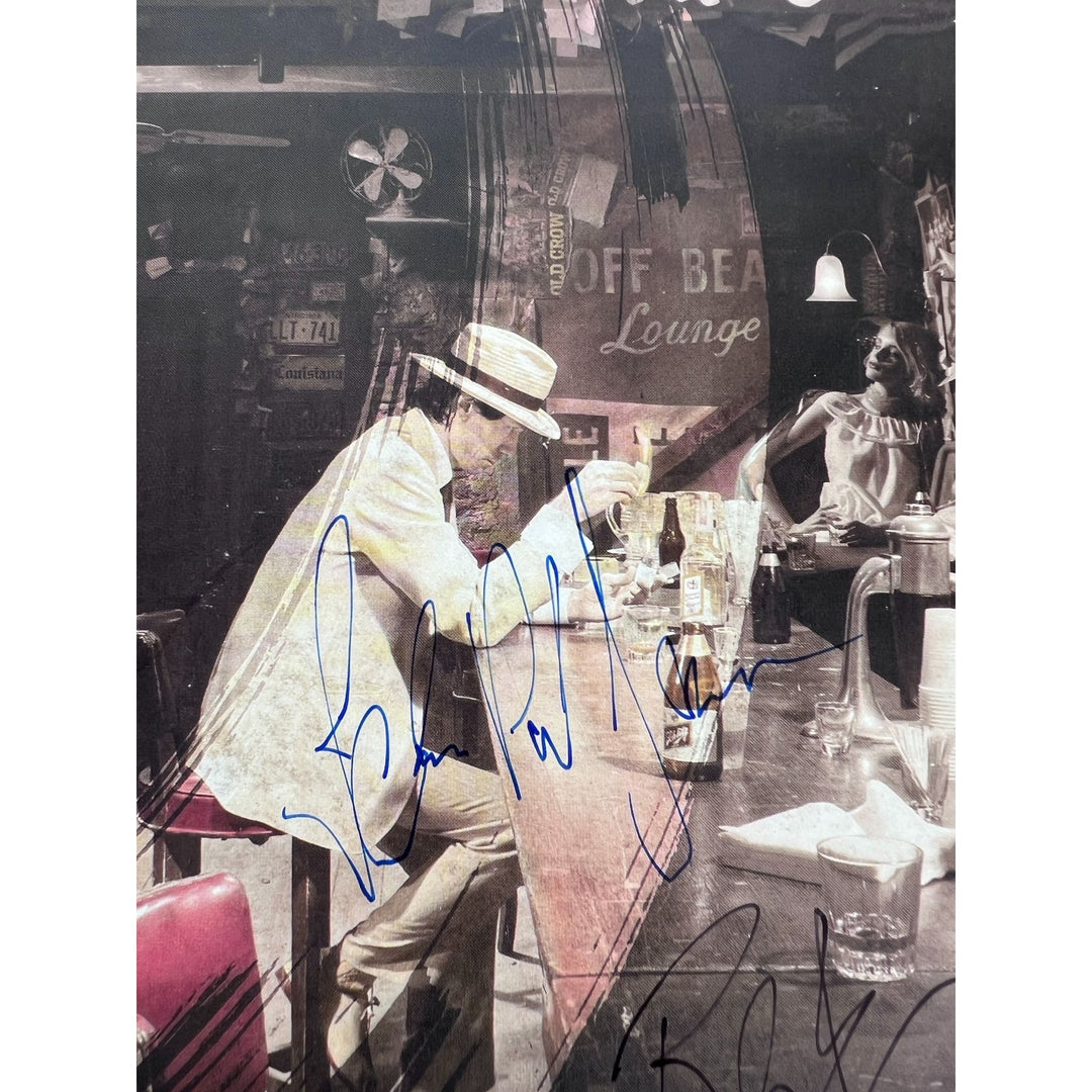 Led Zeppelin in Through the Outdoor 1979 Og Vinyl LP Jimmy Page, Robert Plant, John Paul Jones signed with proof.