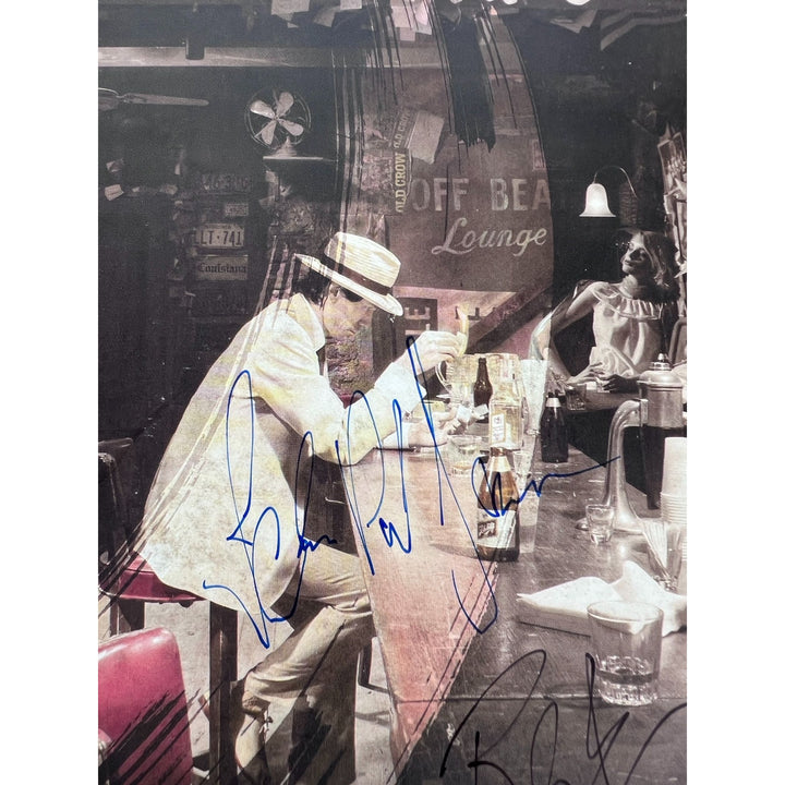 Led Zeppelin in Through the Outdoor 1979 Og Vinyl LP Jimmy Page, Robert Plant, John Paul Jones signed with proof.