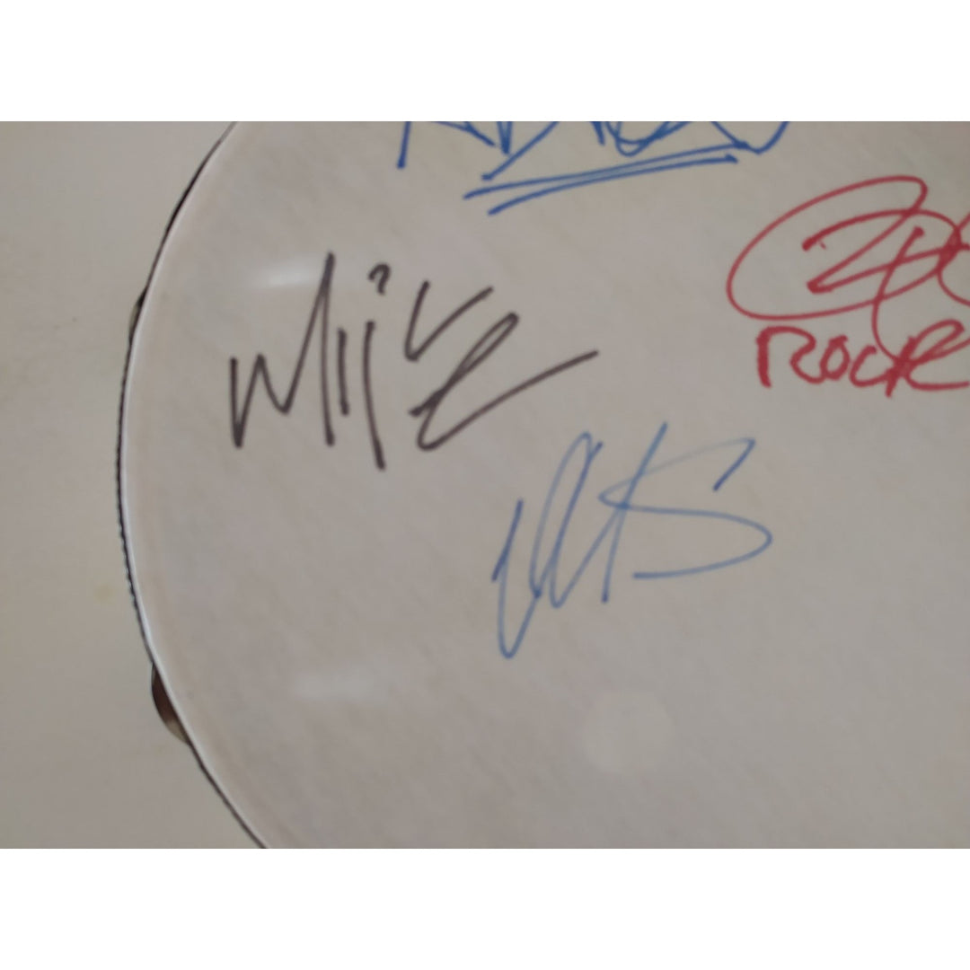 The Beastie Boys with Rick Rubin 14 inch tambourine signed with proof