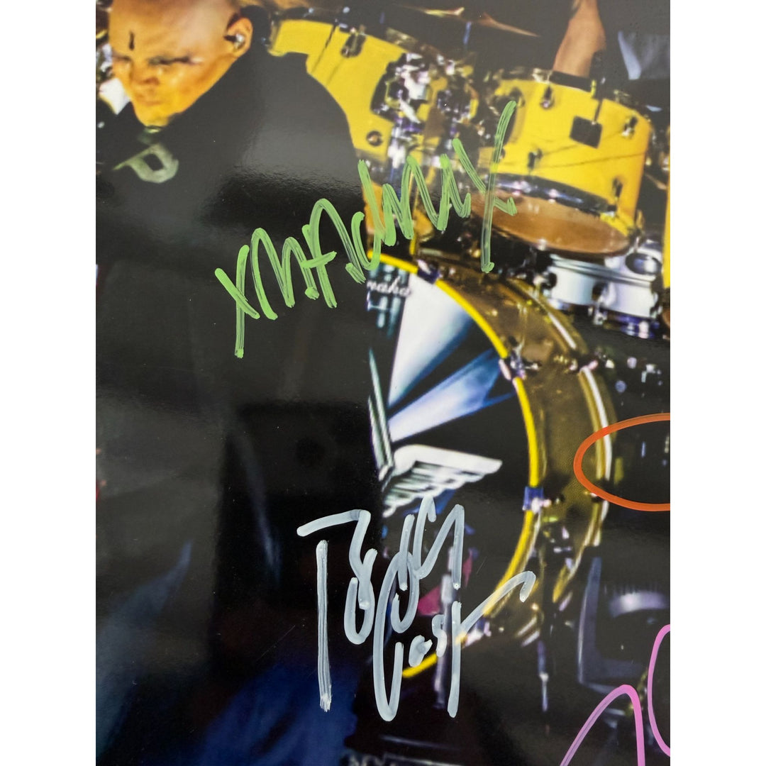 Billy Corgan Smashing Pumpkins one-of-a-kind drumhead signed with proof.