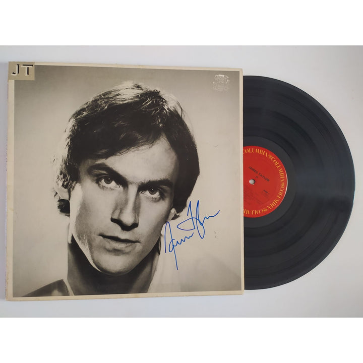 James Taylor original LP signed with proof