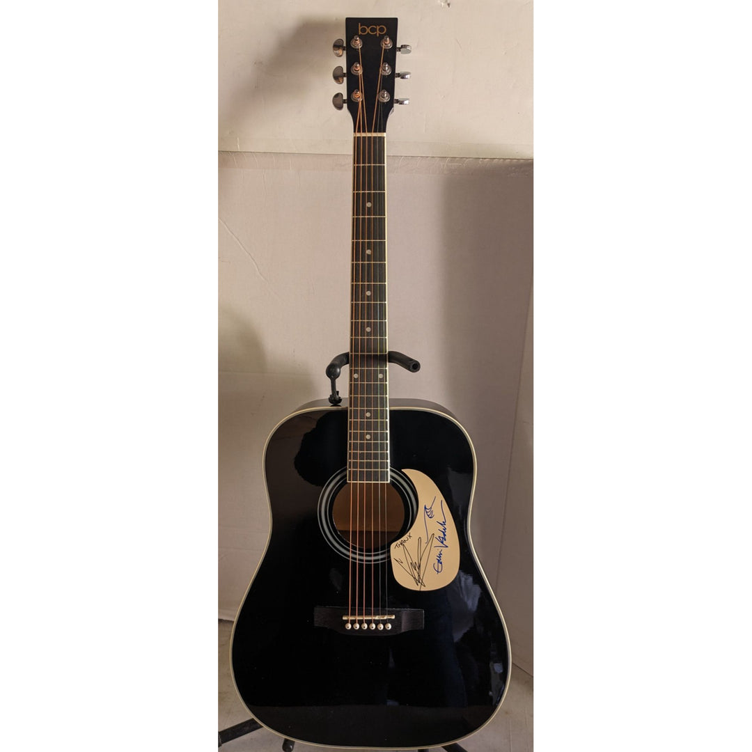 Chris Cornell of Sound Garden and Eddie Vedder of Pearl Jam 41' full size acoustic guitar signed with proof