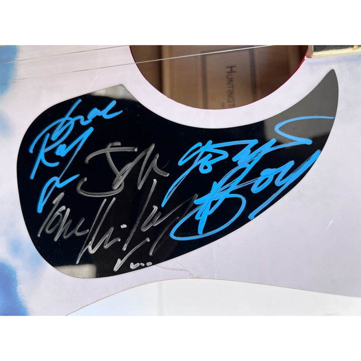 Culture Club George O'Dowd Boy George full size acoustic guitar (one of a kind ) signed with proof.