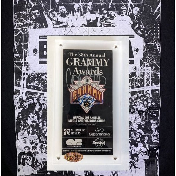 Tupac Shakur "2Pac" & Coolio vintage Grammy Awards ticket original signed with proof