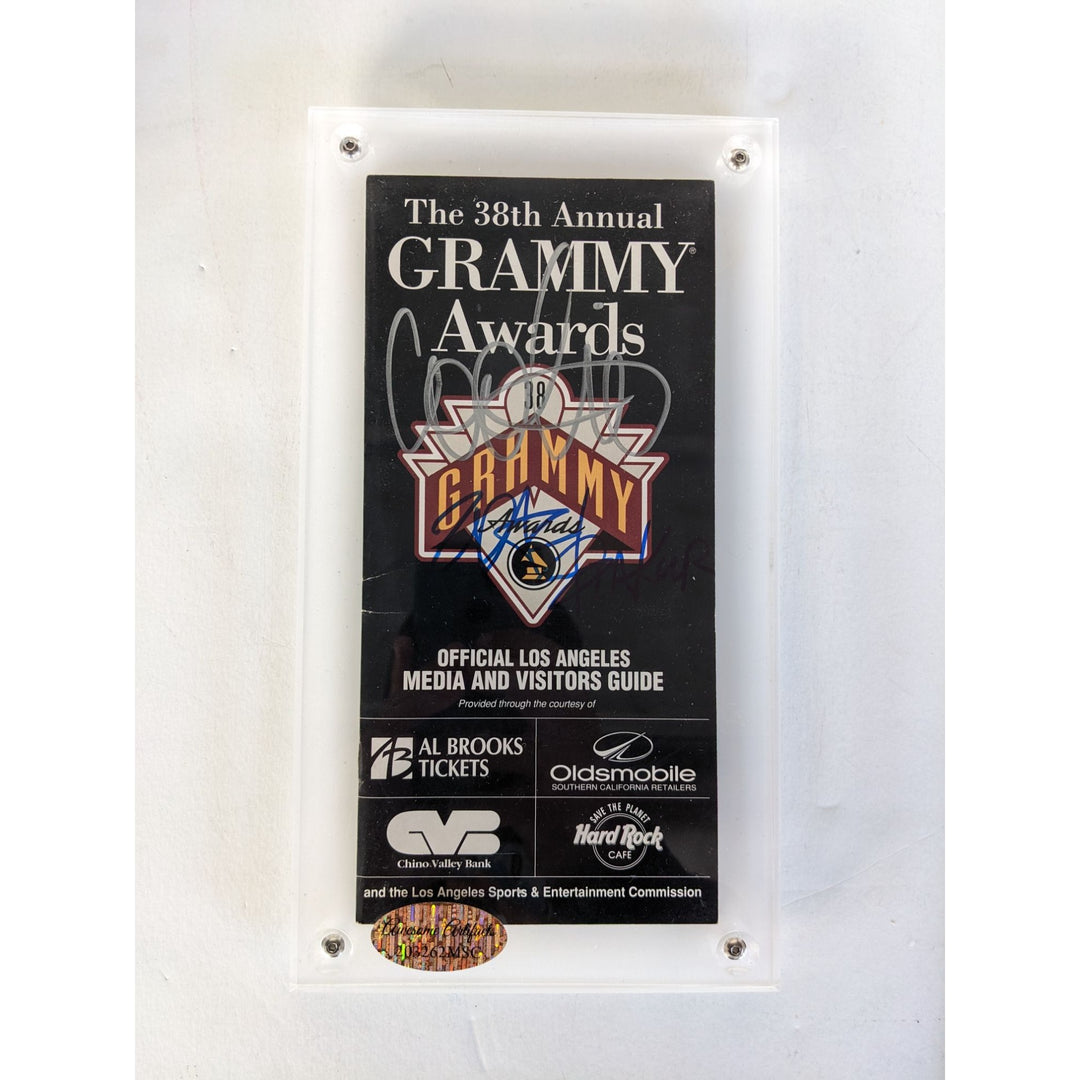 Tupac Shakur "2Pac" & Coolio vintage Grammy Awards ticket original signed with proof