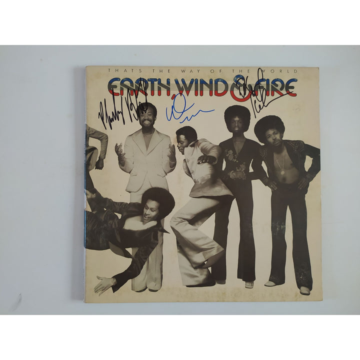 Earth Wind & Fire original LP signed