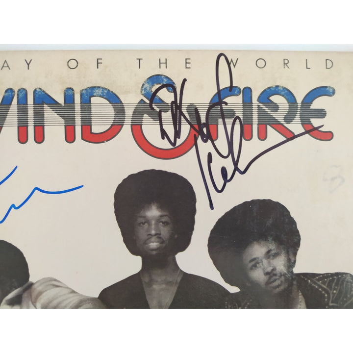 Earth Wind & Fire original LP signed