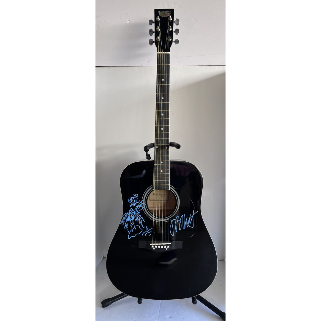 Jimmy Buffett One of A kind acoustic guitar signed with proof