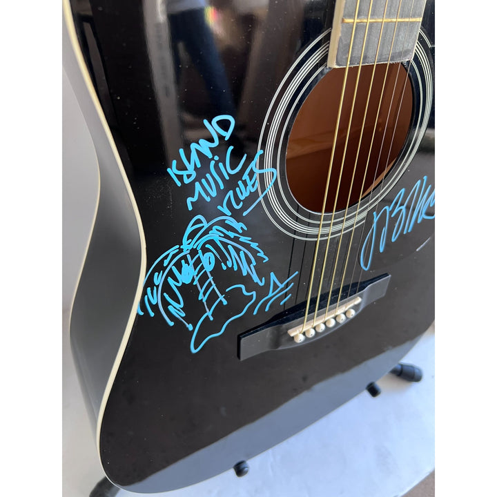 Jimmy Buffett One of A kind acoustic guitar signed with proof