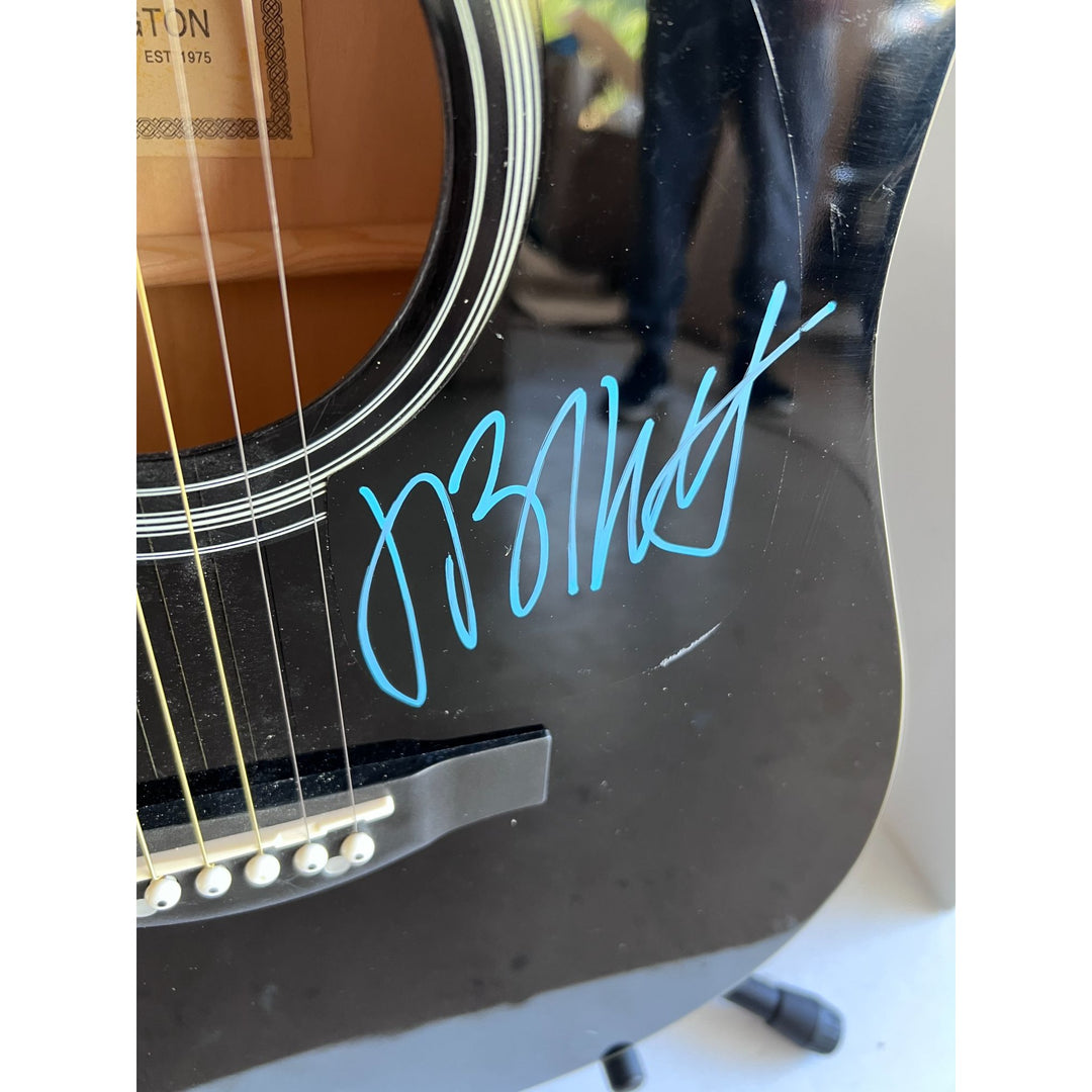 Jimmy Buffett One of A kind acoustic guitar signed with proof