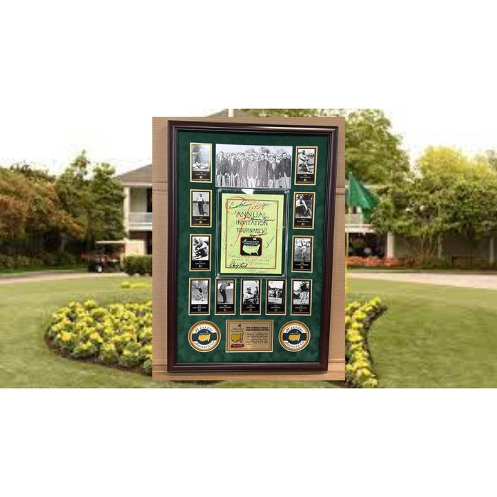 Arnold Plamer, Ben Hogan,  Sam Snead, 1934 1st MASTERS Program AUGUSTA NATIONAL GOLF CLUB signed by 13 Masters Champions