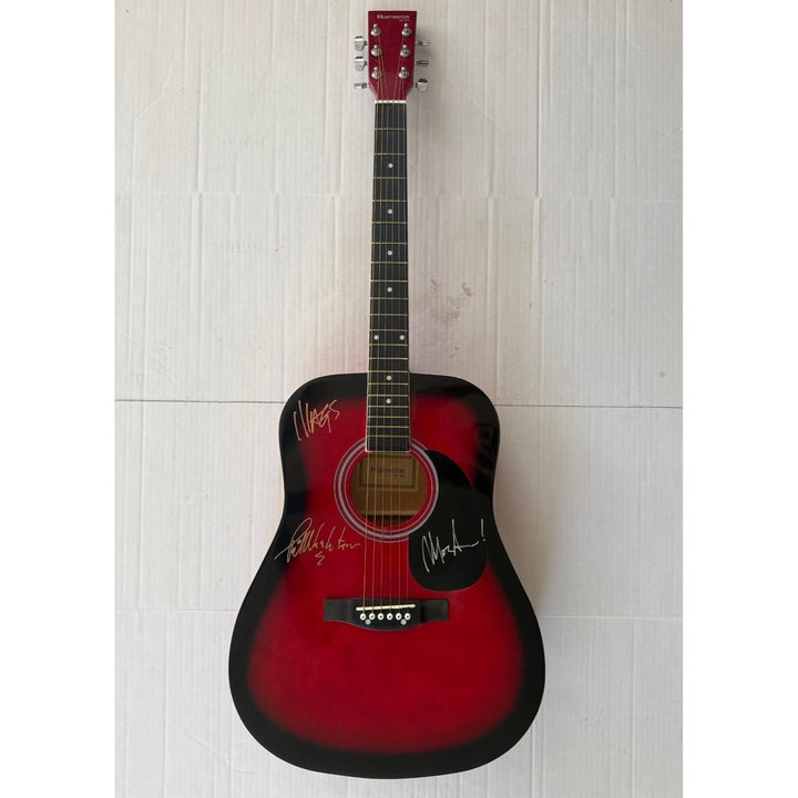 A-Ha Morten Harket, Magne Furuholmen and Paul Waaktaar-Savoy signed with proof.