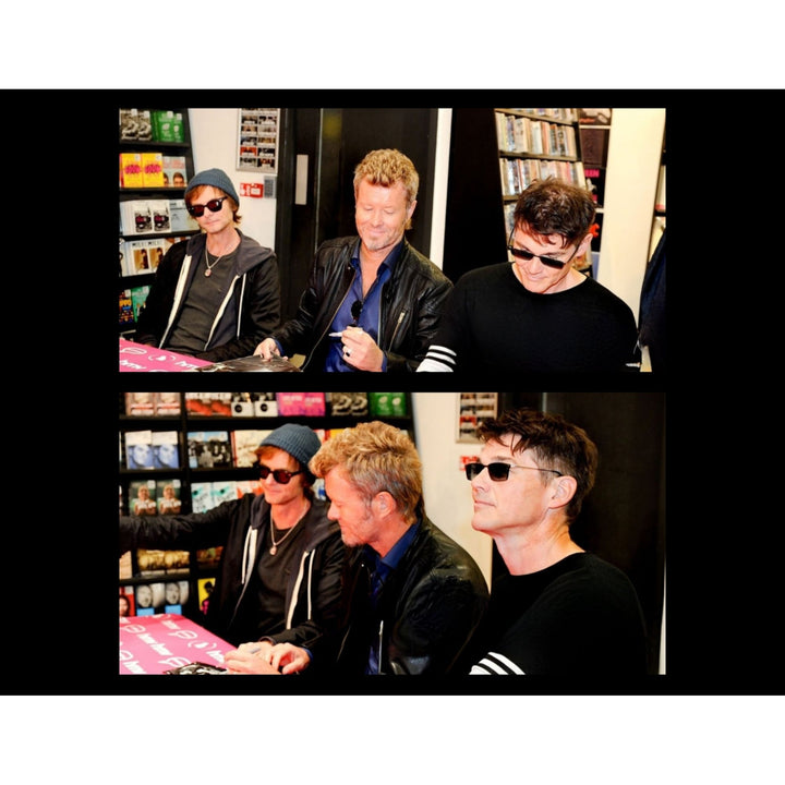 A-Ha Morten Harket, Magne Furuholmen and Paul Waaktaar-Savoy signed with proof.