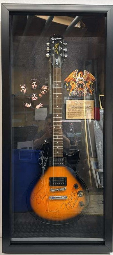 INVOICE AWESOME ARTIFACTS 3 FRAMED GUITARS