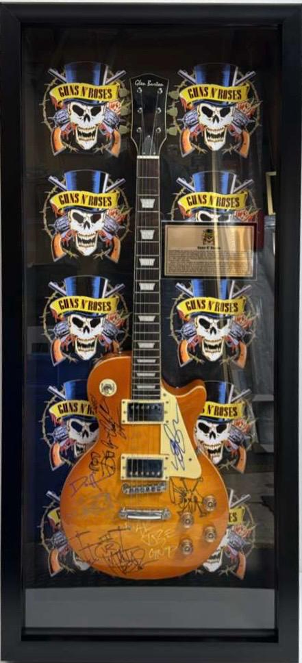 INVOICE AWESOME ARTIFACTS 3 FRAMED GUITARS