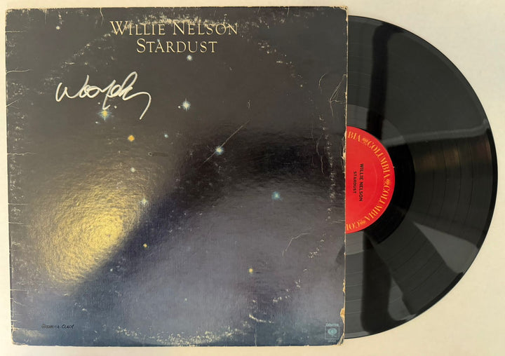 Willie Nelson Stardust Lp signed with proof