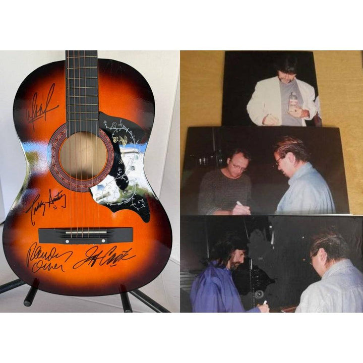 Alabama Teddy Gentry Randy Owen Jeff Cook Mark Herndon vintage acoustic guitar signed with proof