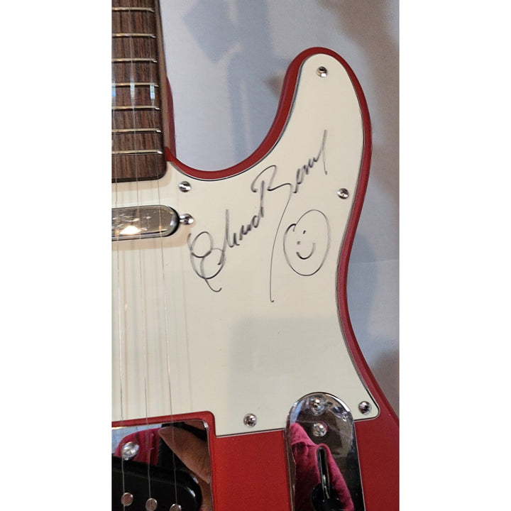 Keith Richards (inscribed), Eric Clapton, & Chuck Berry authentic Fender telecaster full size electric guitar signed with proof
