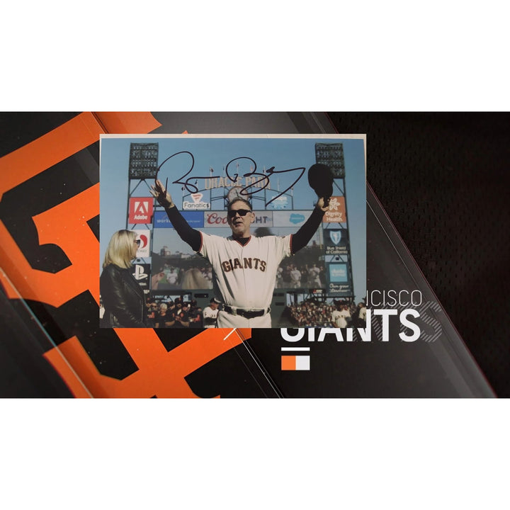 Bruce Bochy, San Francisco, Giants, World Series, champions, 5x7 photos, signed