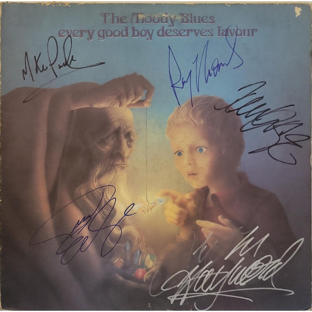 The Moody Blues original LP Mike Pinder Ray Thomas Justin Hayward "Every Good Boy Deserves Favour ".