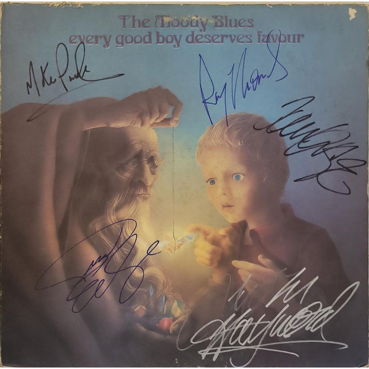 The Moody Blues original LP Mike Pinder Ray Thomas Justin Hayward "Every Good Boy Deserves Favour ".
