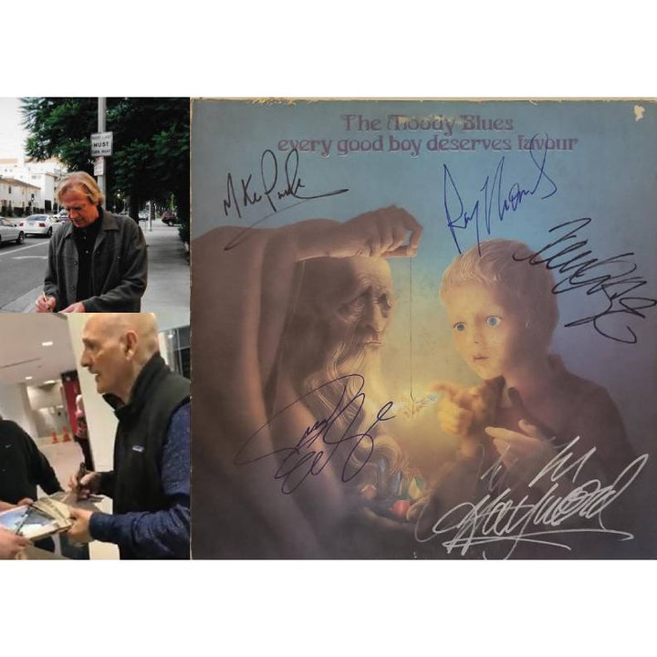 The Moody Blues original LP Mike Pinder Ray Thomas Justin Hayward "Every Good Boy Deserves Favour ".
