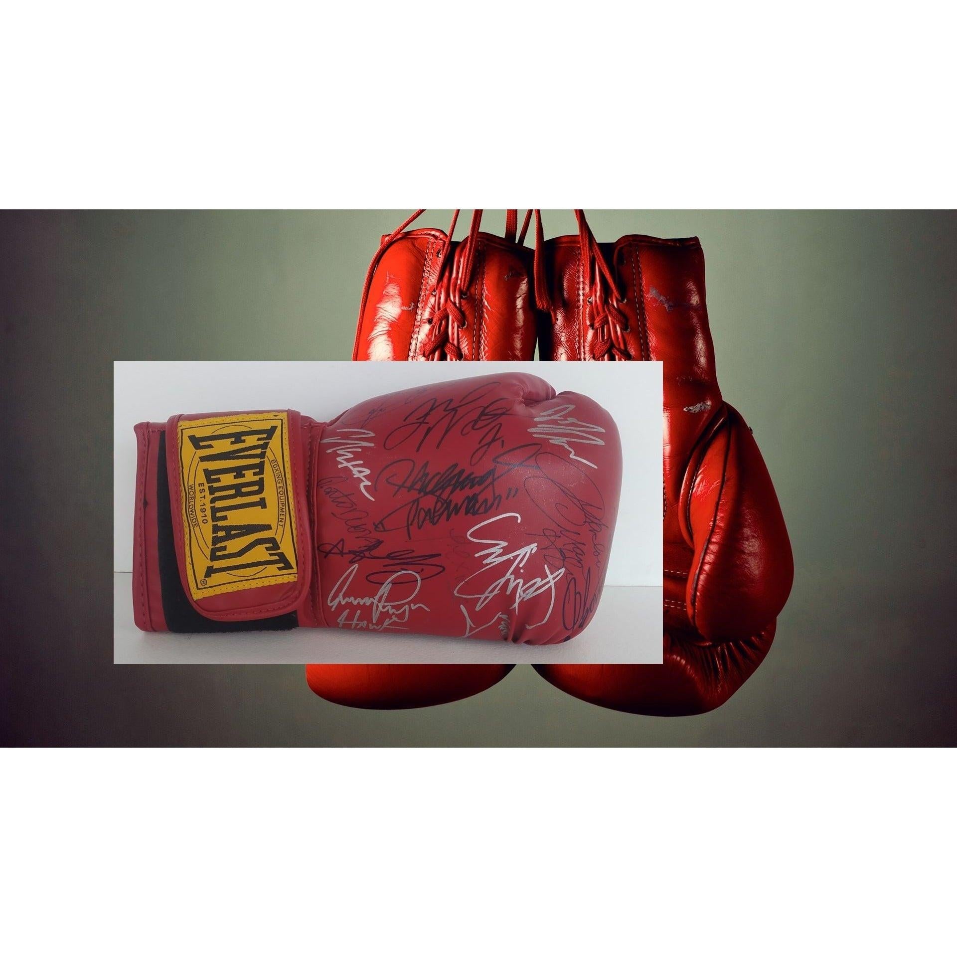 Boxing legends authentic Everlast leather boxing glove Marvin