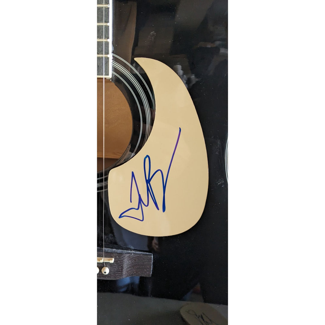 Justin Bieber 41' full size acoustic guitar signed with proof