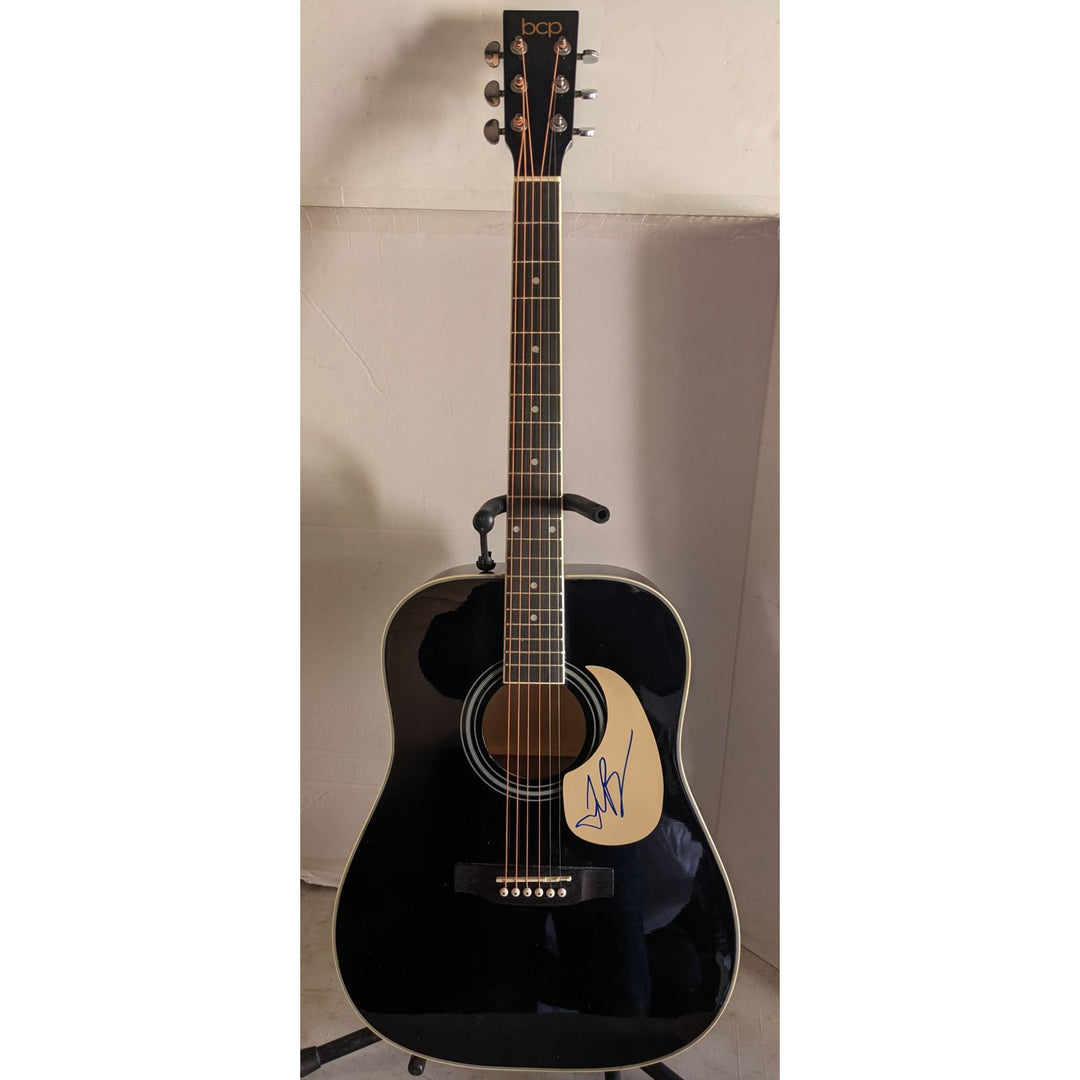 Justin Bieber 41' full size acoustic guitar signed with proof