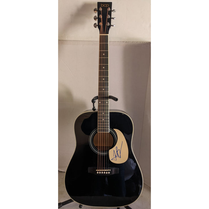 Justin Bieber 41' full size acoustic guitar signed with proof