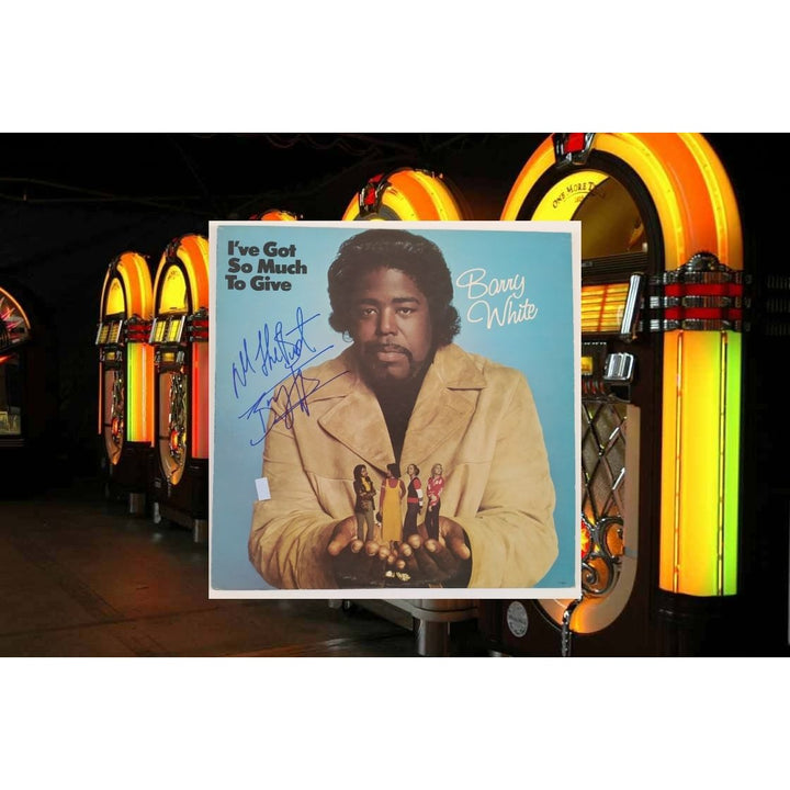 Barry White I've got so much to give original LP signed