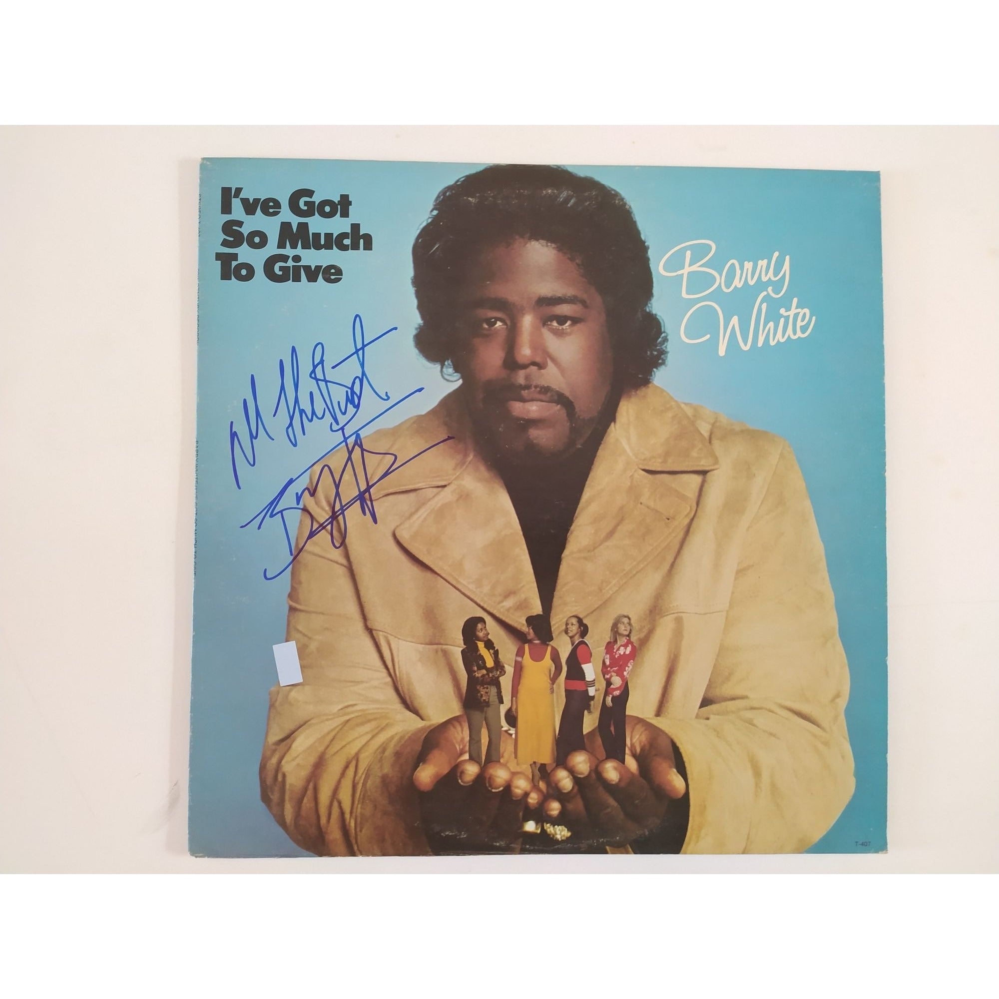 Barry White I've got so much to give original LP signed - Awesome