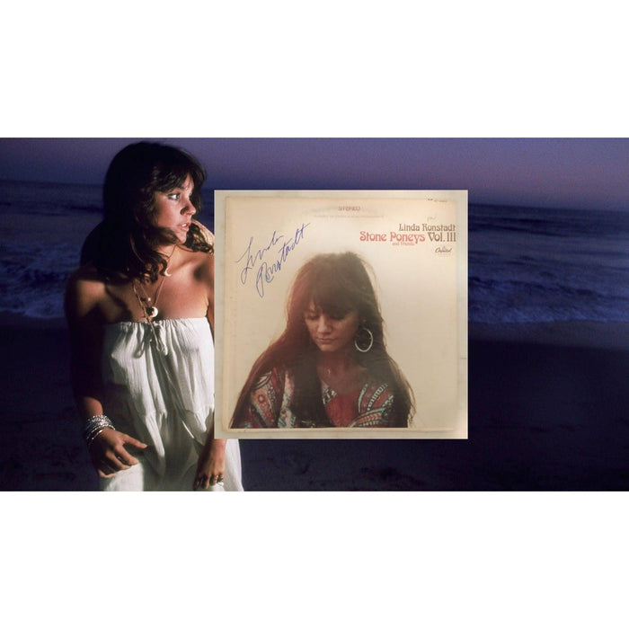 Linda Ronstadt "Stone Poneys and Friends" original album LP signed with proof